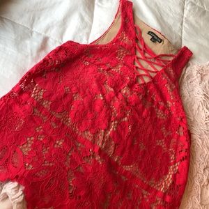 Lace all over tank